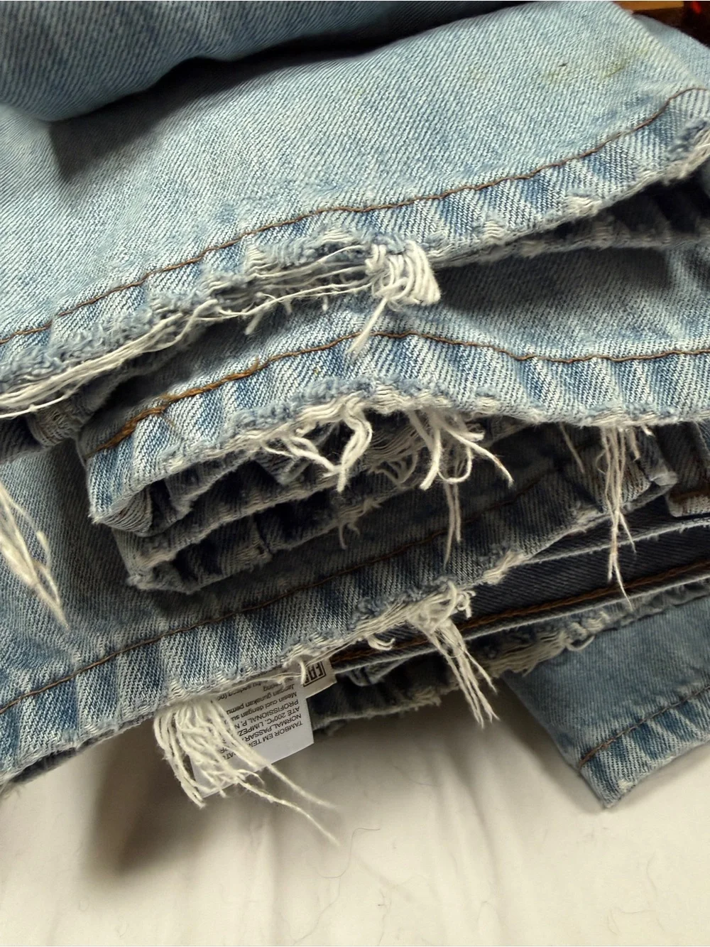 4 Pair Levi's 505 Regular Fit Light Stonewash Blue Men’s Jeans All Size 31x32